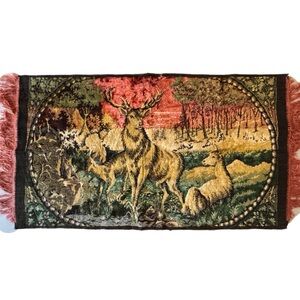 Vintage Deer Tapestry